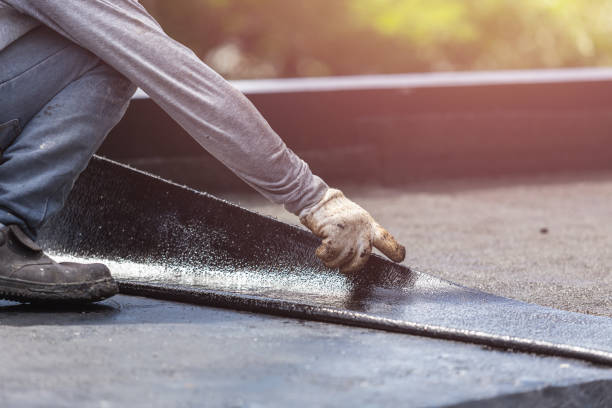 Professional Waterproofing technician working in Fortescue, NJ